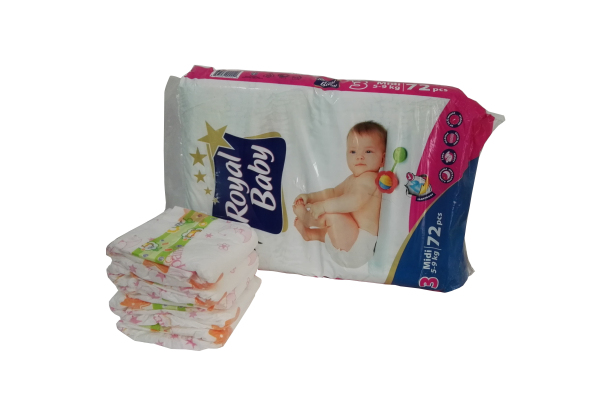 Blue Core Cotton Baby Diapers with Wetness Indicator