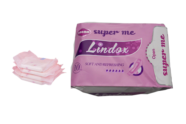 Winged Shape Long Sanitary Pads with Negative ion