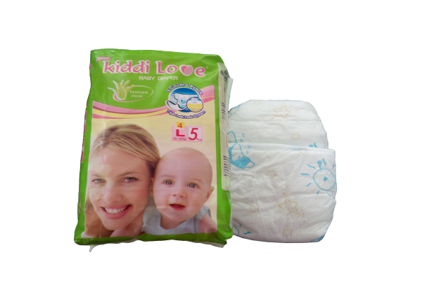 Sticky Frontal Tape Baby Diapers with Super Absorbency Made in China