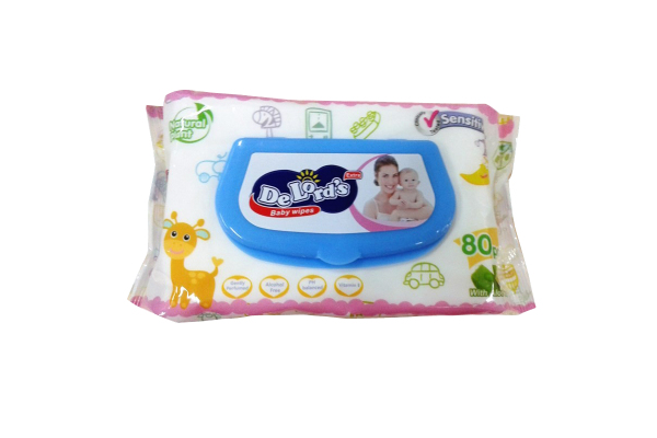 New Colorful Package Wet Wipes with Soft Materials