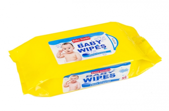 Various sizes 72pcs Packing Cleaning Disposable Baby Wipes