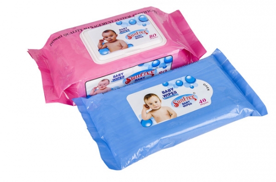 Absorbent Soft Spunlace Nonwoven Fabric Material Baby Wet Wipes