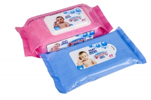 Various sizes Soft Spunlace Nonwoven Fabric Material Baby Wet Wipes