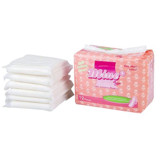 Antibacterial 240mm Day Use Perforated Sanitary Pads