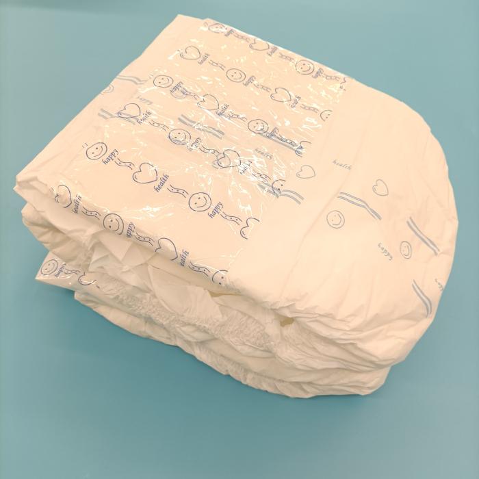 Disposable adult diaper for old people